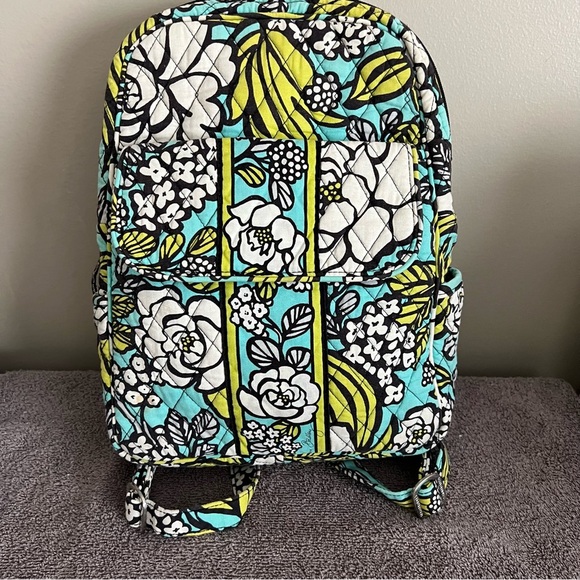 Vera Bradley Handbags - Vera Bradley med backpack zip close front flap pocket adjustable straps
